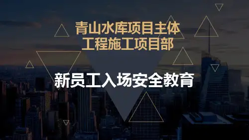 施工项目部新员工入场安全教育.pptx