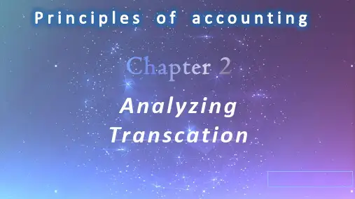 会计学英文版PPT