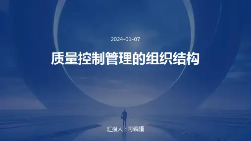 质量控制管理的组织结构