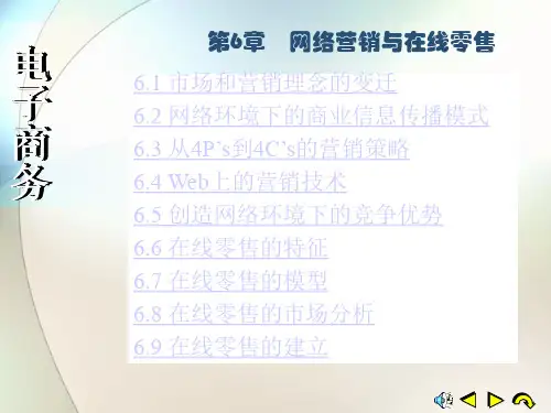 电子商务课件——网络营销与在线零售