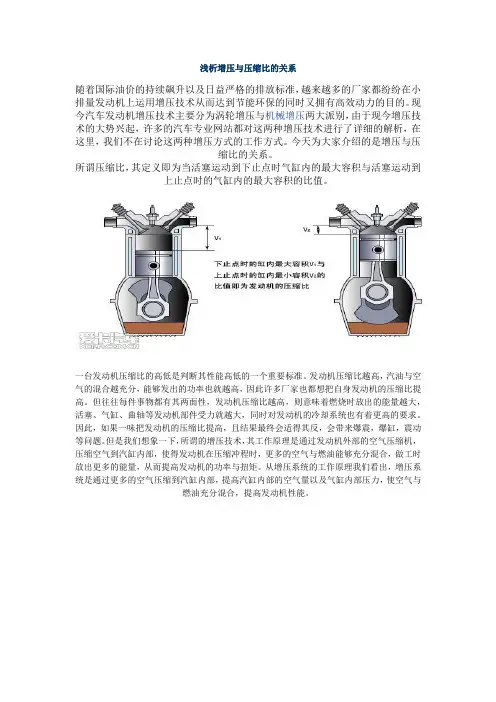 压缩比与增压比