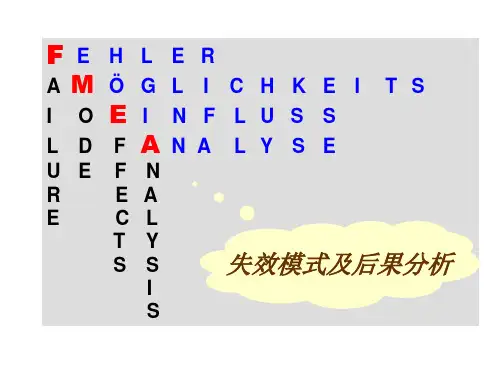 FMEA 失效模式详细介绍