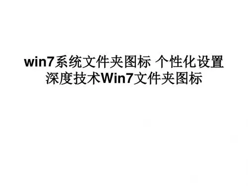 win7系统文件夹图标