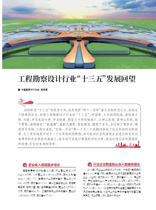 工程勘察设计行业“十三五”发展回望