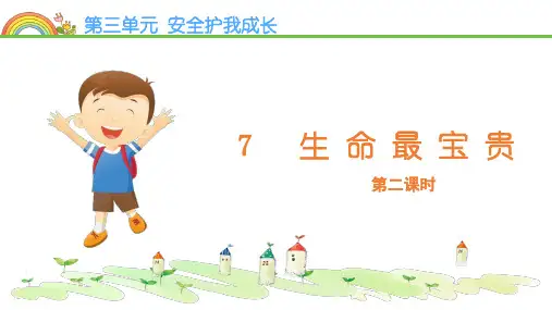 生命最宝贵第二课时优质教学课件