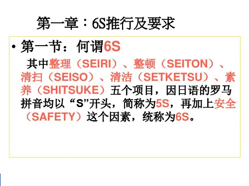 6S无尘室_培训教材