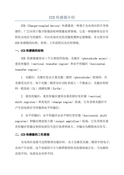CCD传感器介绍