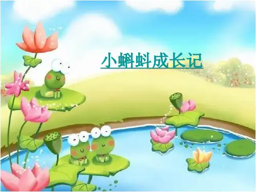小蝌蚪生长记课件
