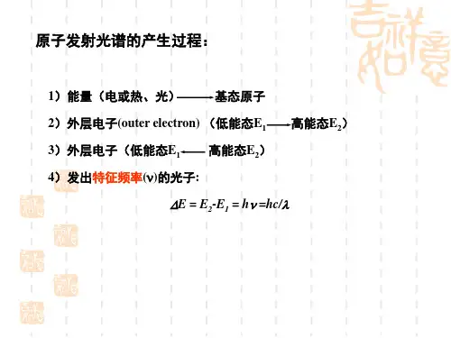 4-光学分析-原子发射光谱(2)