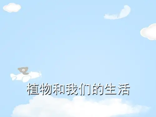 《植物和我们的生活》植物和我们PPT课件【优质课件】