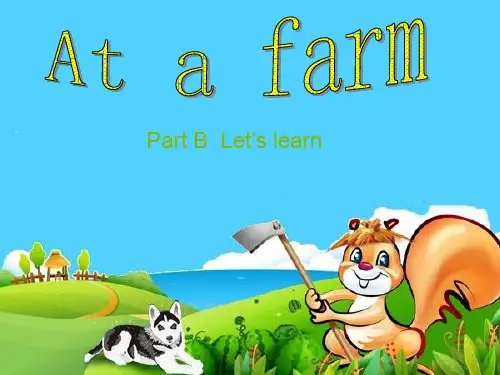 unit4atthefarmpartblet’slearn(课件)英语四年级下册【04】
