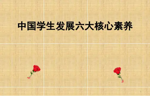 中国学生核心素养PPT演示课件