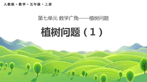 《植树问题》数学广角PPT课件