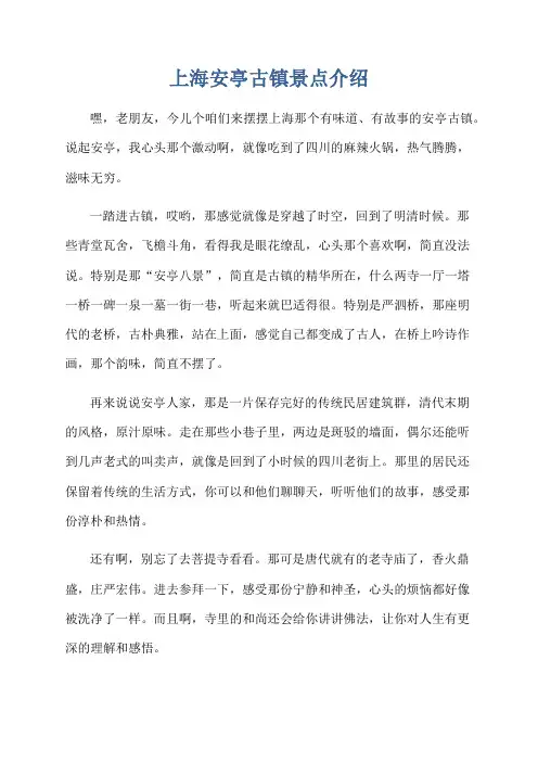 上海安亭古镇景点介绍