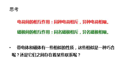最新版人教版九年级物理第二十章第二节电生磁优质ppt课件