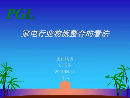 家电业物流整合方案(1)