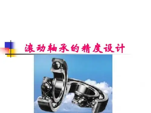 第六章 滚动轴承精度设计