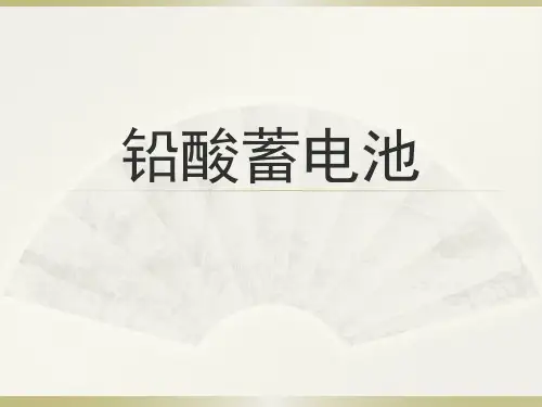 铅酸蓄电池