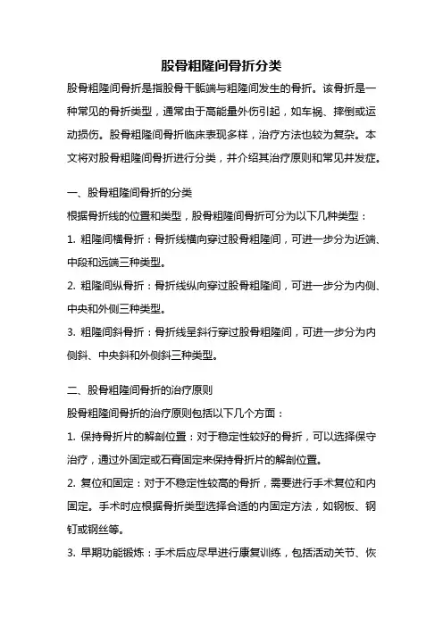股骨粗隆间骨折分类