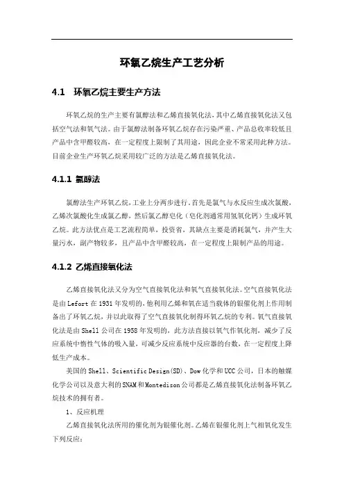环氧乙烷生产工艺分析
