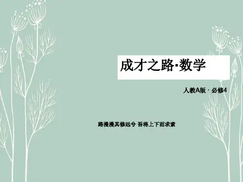 高中数学 必修四 课件:1-2-0-1 任意角的三角函数的定义