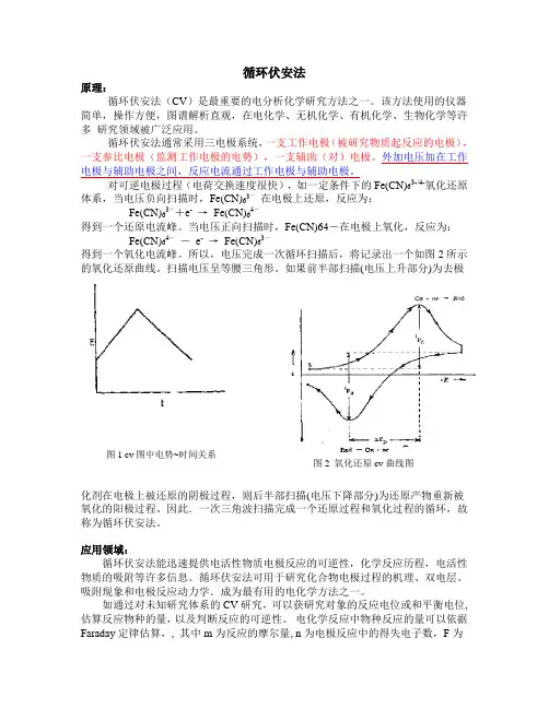 (完整版)循环伏安法与线性扫描伏安法