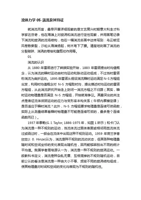 流体力学05-湍流及其特征