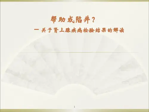 肾上腺检查结果解读ppt课件