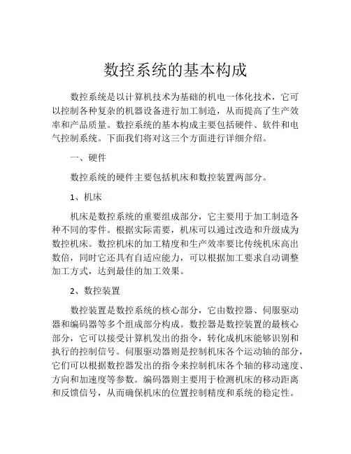 数控系统的基本构成