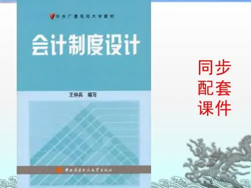 会计制度设计(王仲兵编写)-10a会计信息化制度设计