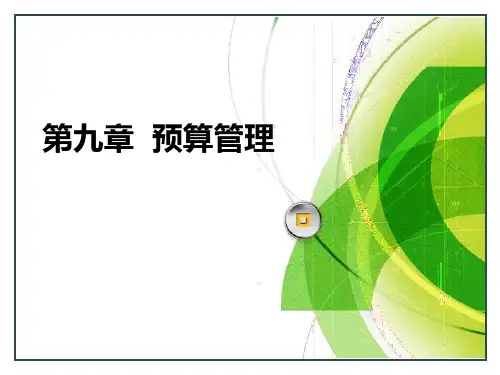 第09章预算管理