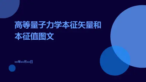 高等量子力学本征矢量和本征值图文
