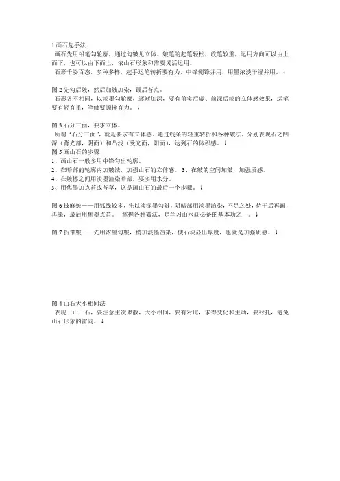 山石画法