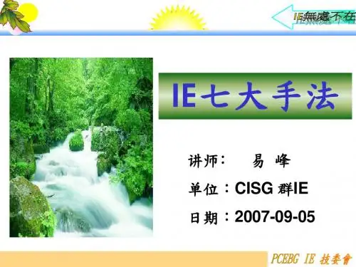 IE七大手法