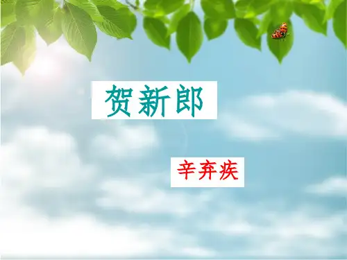 辛弃疾贺新郎PPT课件