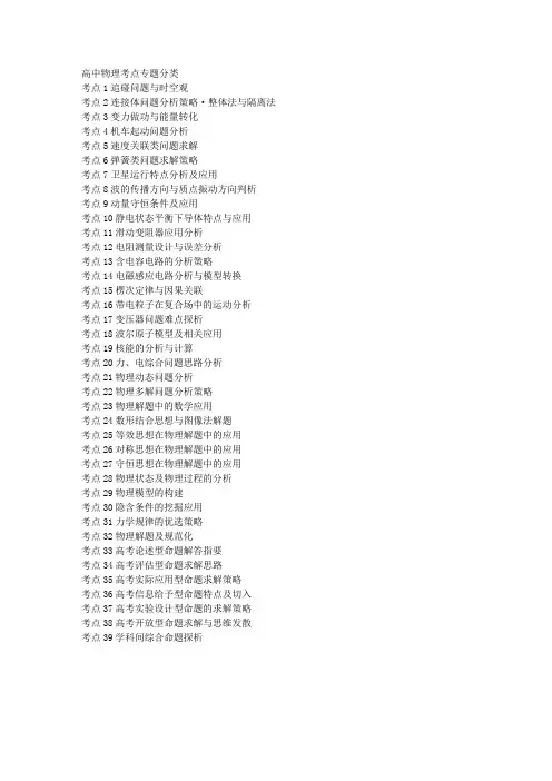 专题分类