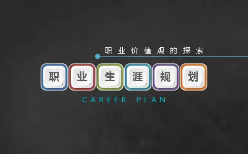 第二讲  自我认知——职业价值观探索