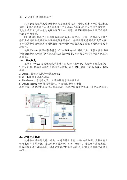 基于VT的ECU自动化测试平台