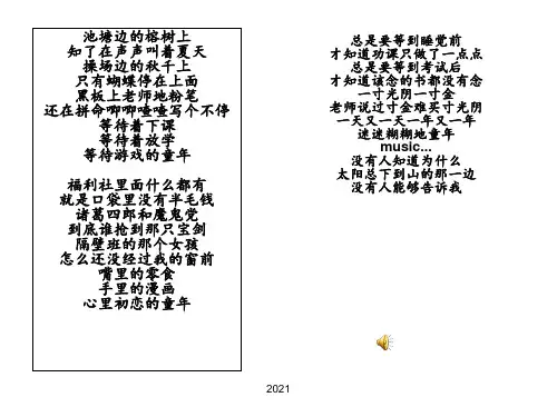6-冬阳童年骆驼队(精彩)PPT课件