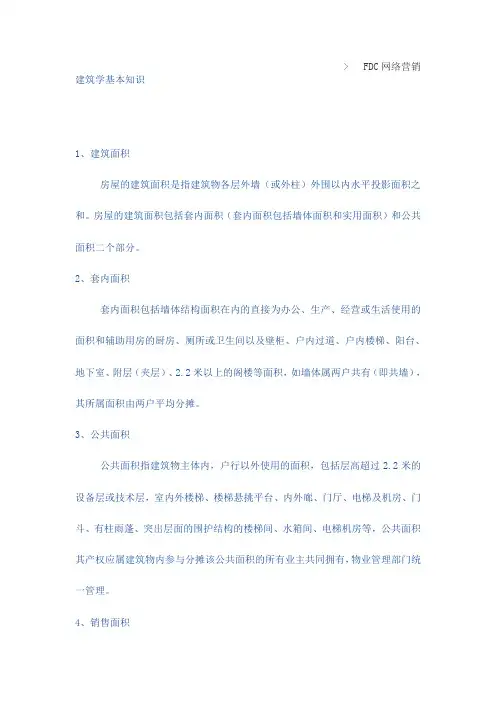 建筑学 名词解释