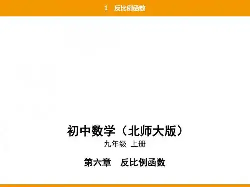 01-第六章1反比例函数