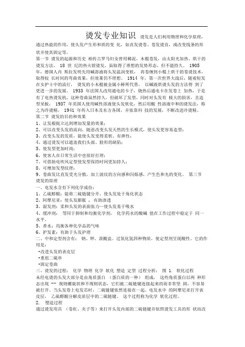 美发烫发专业知识