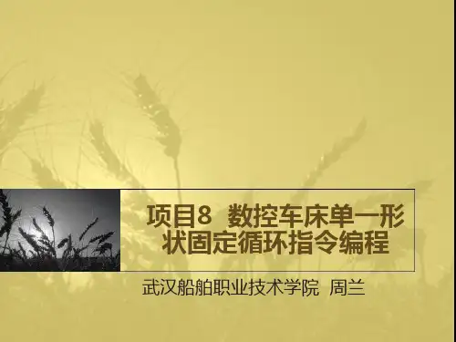 数控车床单一形状固定循环指令编程