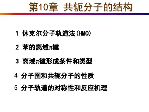 第 9 章 共轭分子的结构