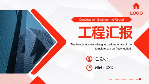 城市公路建设规划工程项目施工建筑工程汇报总结PPT模板课件