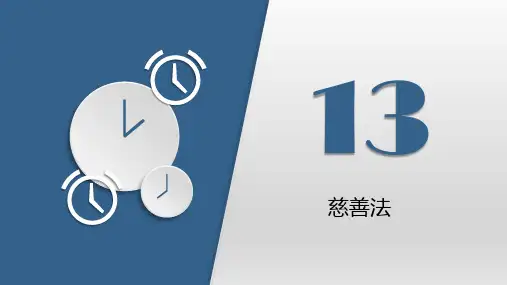第十三章  慈善法  《经济法》PPT课件