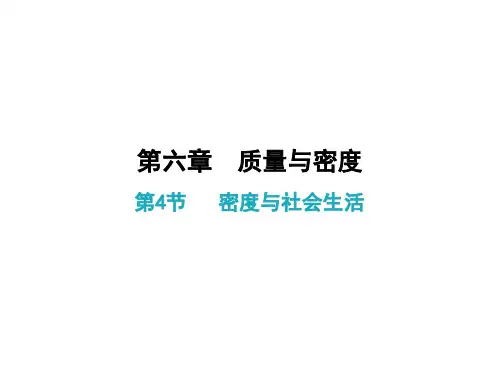 人教版《质量与密度》ppt1