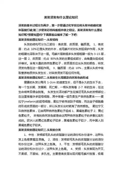 美发烫发有什么理论知识