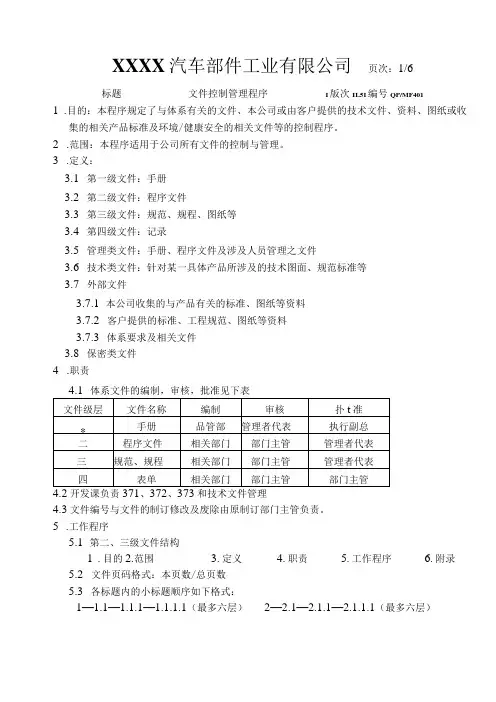 文件控制管理程序PM