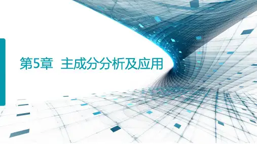 第5章 主成分分析及应用